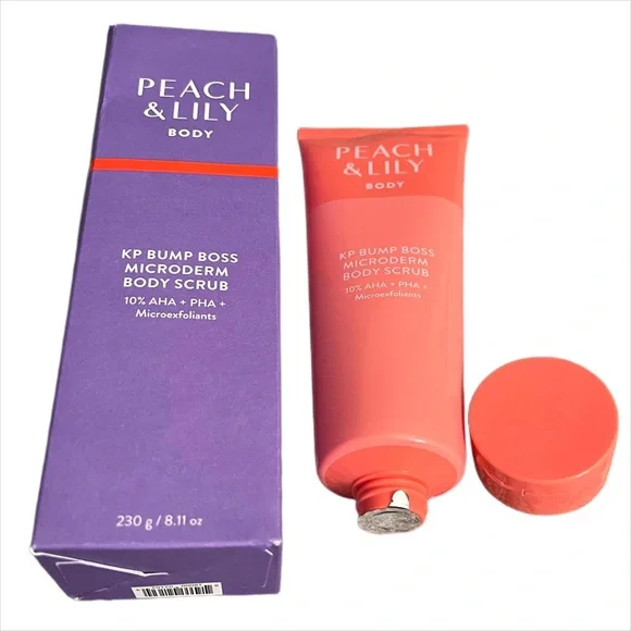 BNIB! Peach & Lily Body KP Bump Boss Microdermabrasion Body Scrub - Picture 2 of 8